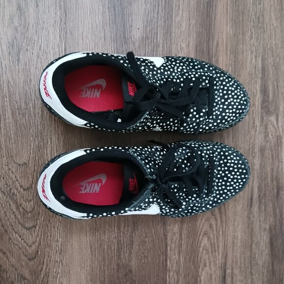 Nike Genicco 705283-016 Women's Black White Lace Up Sneaker Shoes Sz 9.5 - Picture 5 of 10